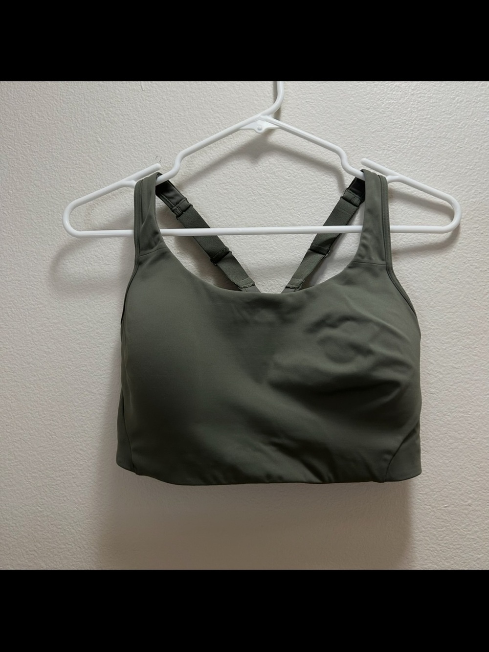lululemon All Powered Up Bra - Grey Sage